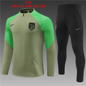 Atletico Madrid 2023/24 Half-Zip Kids Sweater+Pant 14001