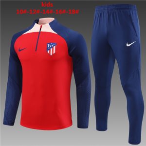 Atletico Madrid 2023/24 Half-Zip Kids Sweater+Pant 14001