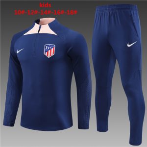 Atletico Madrid 2023/24 Half-Zip Kids Sweater+Pant 14001