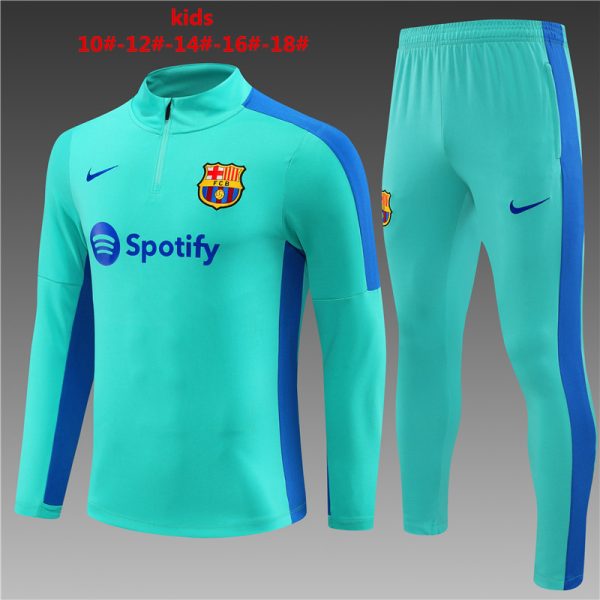 Barcelona 2023/24 Half-Zip Kids Sweater+Pant 14001