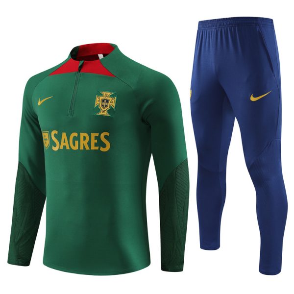 Portugal 2024/25 Half-Zip Adult Sweater+Pant 14001 - Image 4
