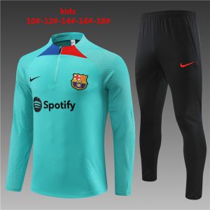 Barcelona 2023/24 Half-Zip Kids Sweater+Pant 14001