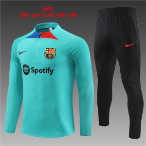 Barcelona 2023/24 Half-Zip Kids Sweater+Pant 14001