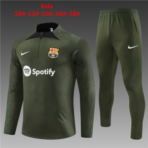 Barcelona 2023/24 Half-Zip Kids Sweater+Pant 14001