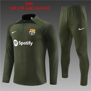 Barcelona 2023/24 Half-Zip Kids Sweater+Pant 14001