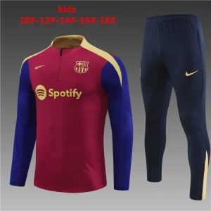 Barcelona 2023/24 Half-Zip Kids Sweater+Pant 14001