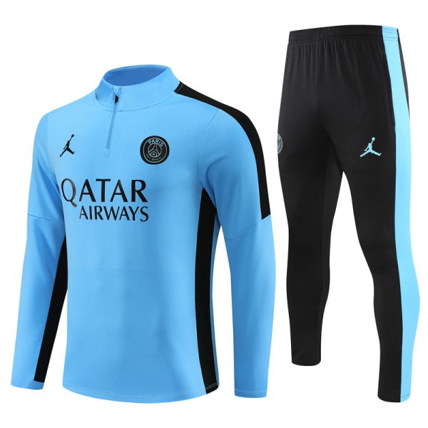 Paris Saint-Germain 2024/25 Half-Zip Adult Sweater+Pant 14001 - Image 4