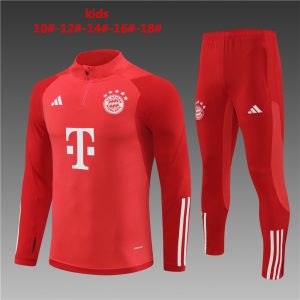 Bayern Munich 2023/24 Half-Zip Kids Sweater+Pant 14001