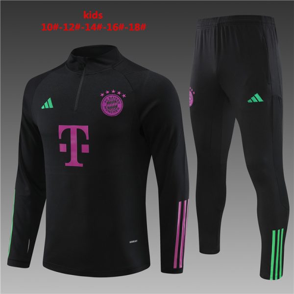 Bayern Munich 2023/24 Half-Zip Kids Sweater+Pant 14001