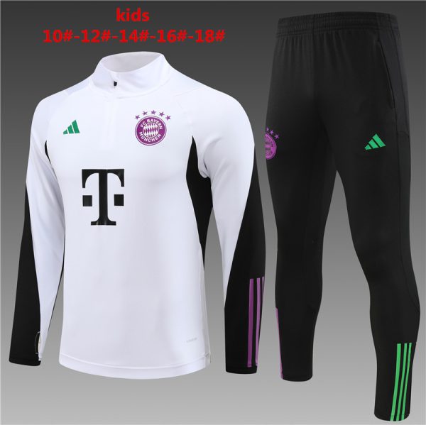 Bayern Munich 2023/24 Half-Zip Kids Sweater+Pant 14001