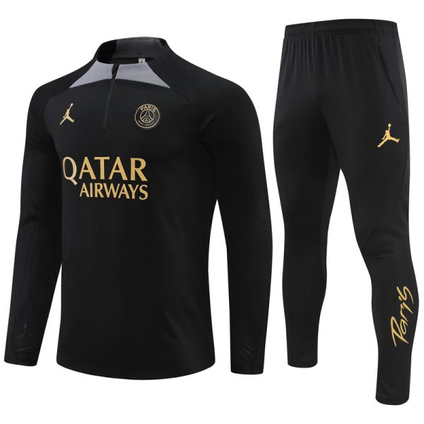 Paris Saint-Germain 2024/25 Half-Zip Adult Sweater+Pant 14001 - Image 4