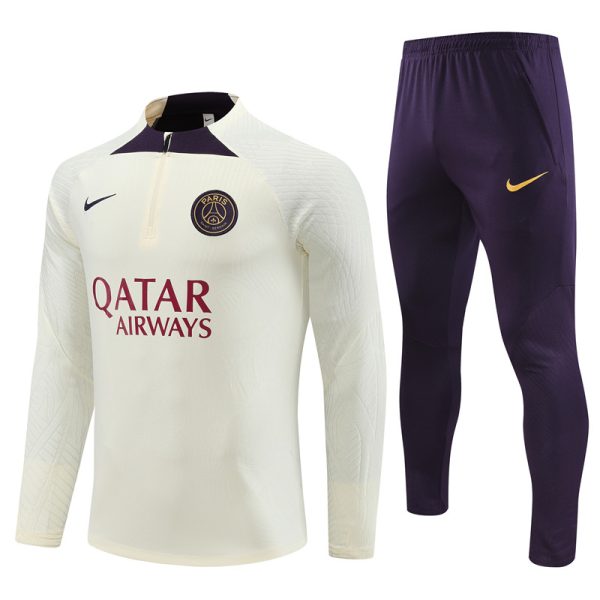 Paris Saint-Germain 2024/25 Half-Zip Adult Sweater+Pant 14001 - Image 3