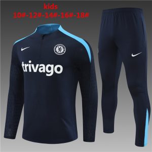 Chelsea 2023/24 Half-Zip Kids Sweater+Pant 14001