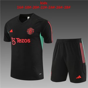 Manchester United 2023/24 Training Kids Jersey+Short 14001
