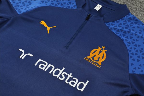 Olympique Marseille 2023/24 Half-Zip Adult Sweater+Pant 14001 - Image 3