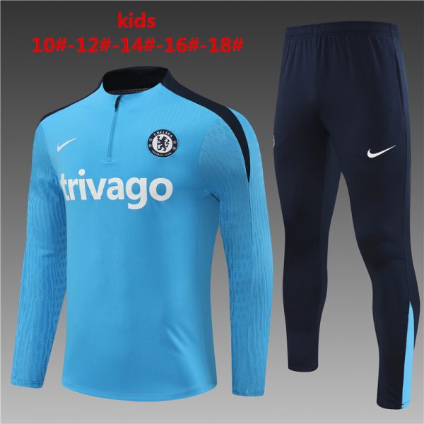 Chelsea 2023/24 Half-Zip Kids Sweater+Pant 14001