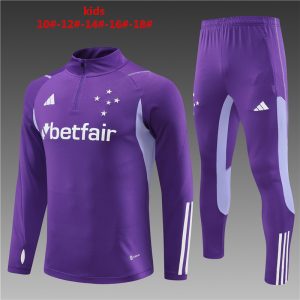 Cruzeiro 2023/24 Half-Zip Kids Sweater+Pant 14001