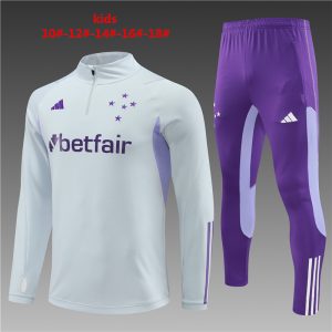 Cruzeiro 2023/24 Half-Zip Kids Sweater+Pant 14001