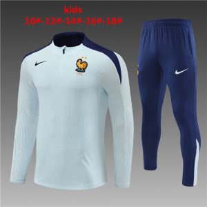 France 2023/24 Half-Zip Kids Sweater+Pant 14001