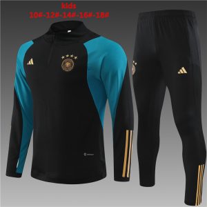 Germany 2023/24 Half-Zip Kids Sweater+Pant 14001