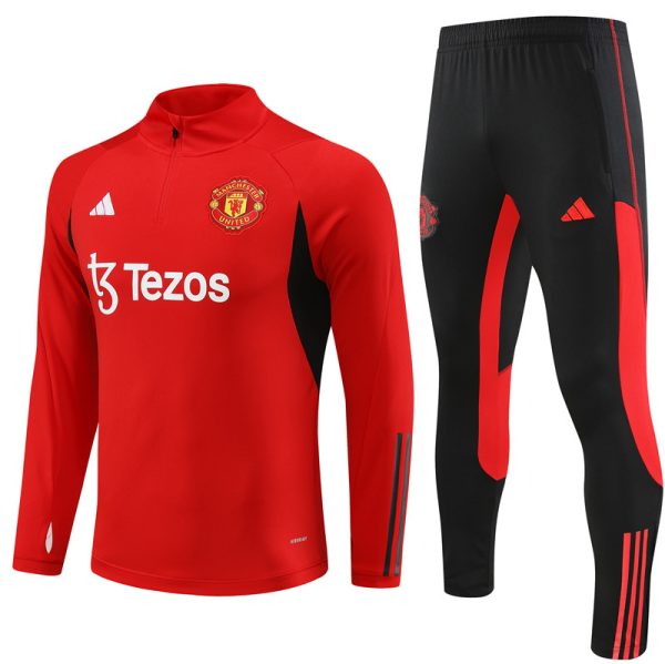 Manchester United 2023/24 Half-Zip Adult Sweater+Pant 14001 - Image 5