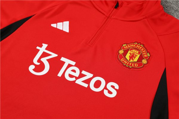 Manchester United 2023/24 Half-Zip Adult Sweater+Pant 14001 - Image 3