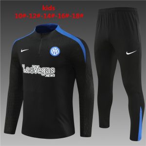 Inter Milan 2023/24 Half-Zip Kids Sweater+Pant 14001