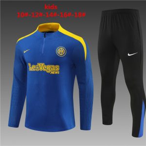 Inter Milan 2023/24 Half-Zip Kids Sweater+Pant 14001