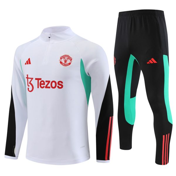 Manchester United 2023/24 Half-Zip Adult Sweater+Pant 14001 - Image 4