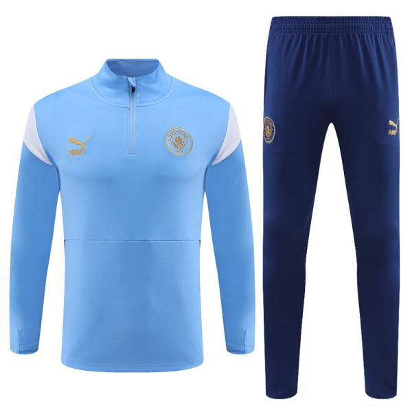 Manchester City 2023/24 Half-Zip Adult Sweater+Pant 14001