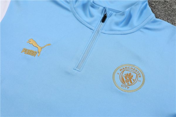 Manchester City 2023/24 Half-Zip Adult Sweater+Pant 14001 - Image 3