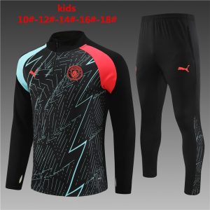 Manchester City 2023/24 Half-Zip Kids Sweater+Pant 14001