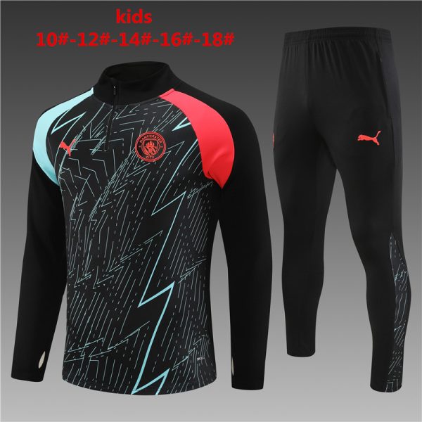 Manchester City 2023/24 Half-Zip Kids Sweater+Pant 14001