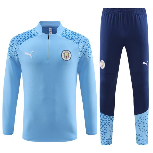 Manchester City 2023/24 Half-Zip Adult Sweater+Pant 14001