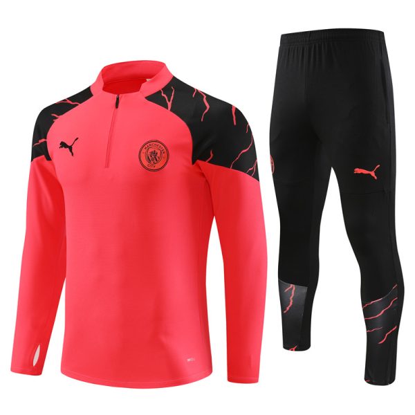 Manchester City 2023/24 Half-Zip Adult Sweater+Pant 14001 - Image 4