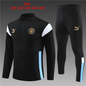 Manchester City 2023/24 Half-Zip Kids Sweater+Pant 14001