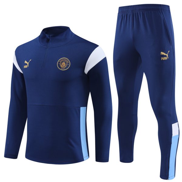 Manchester City 2023/24 Half-Zip Adult Sweater+Pant 14001 - Image 3