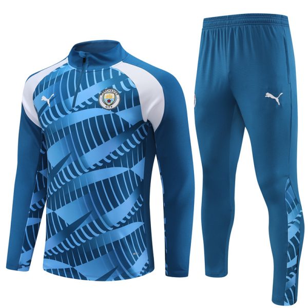 Manchester City 2023/24 Half-Zip Adult Sweater+Pant 14001 - Image 6