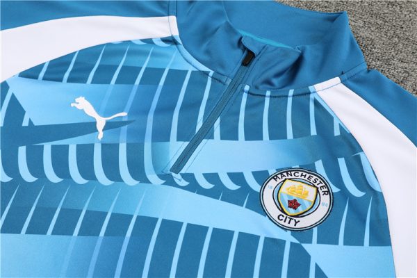 Manchester City 2023/24 Half-Zip Adult Sweater+Pant 14001 - Image 3