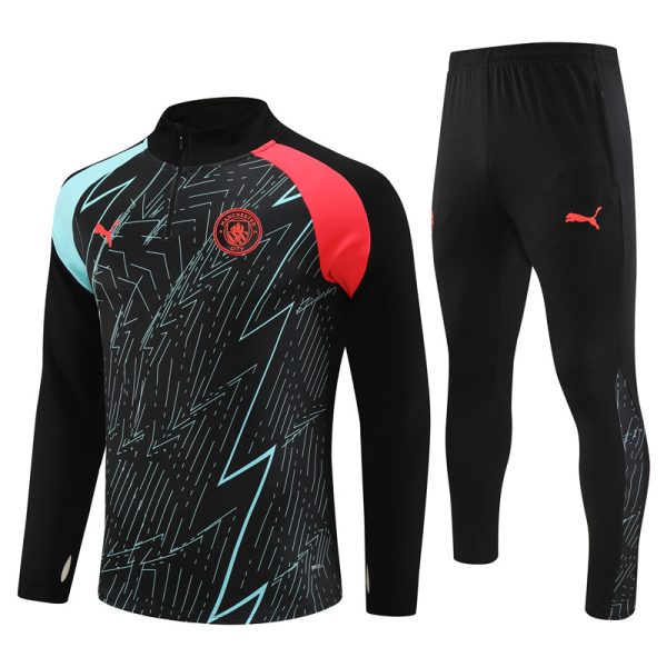 Manchester City 2023/24 Half-Zip Adult Sweater+Pant 14001 - Image 4