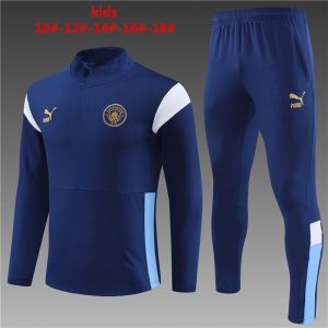 Manchester City 2023/24 Half-Zip Kids Sweater+Pant 14001