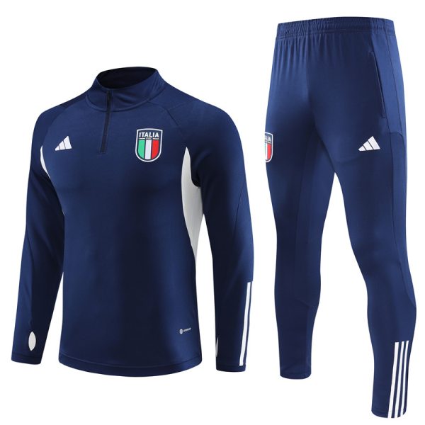 Italy 2024/25 Half-Zip Adult Sweater+Pant 14001 - Image 5