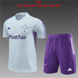 Cruzeiro 2023/24 Training Kids Jersey+Short 14001