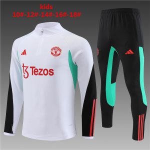 Manchester United 2023/24 Half-Zip Kids Sweater+Pant 14001
