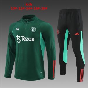 Manchester United 2023/24 Half-Zip Kids Sweater+Pant 14001