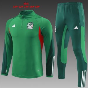 Mexico 2023/24 Half-Zip Kids Sweater+Pant 14001