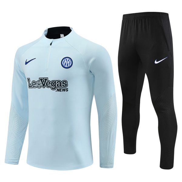 Inter Milan 2023/24 Half-Zip Adult Sweater+Pant 14001 - Image 3