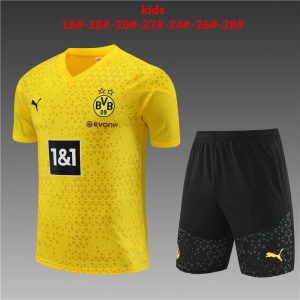 Borussia Dortmund 2023/24 Training Kids Jersey+Short 14001