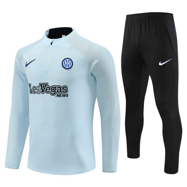 Inter Milan 2023/24 Half-Zip Adult Sweater+Pant 14001 - Image 3