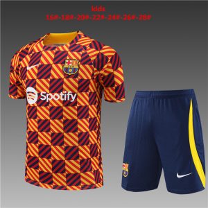 Barcelona 2023/24 Training Kids Jersey+Short 14001